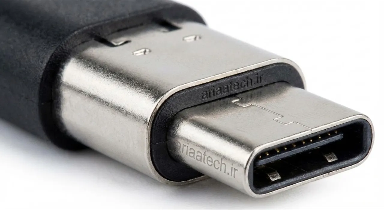 بررسی پین های داخلی و کیفیت ساخت کانکتور کابل تایپ سی اصلی